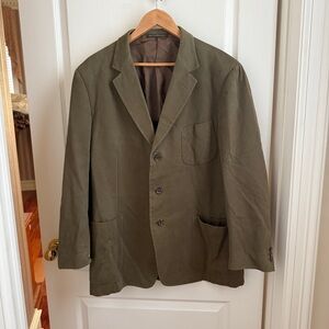 Ermenegildo Zegna - green jacket coat